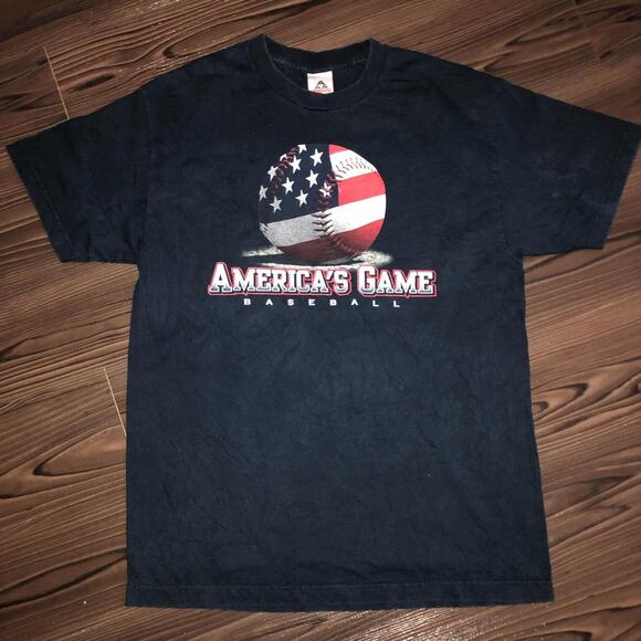 Other Other - Men’s Navy ‘Americas Game Baseball’ Graphic Tee